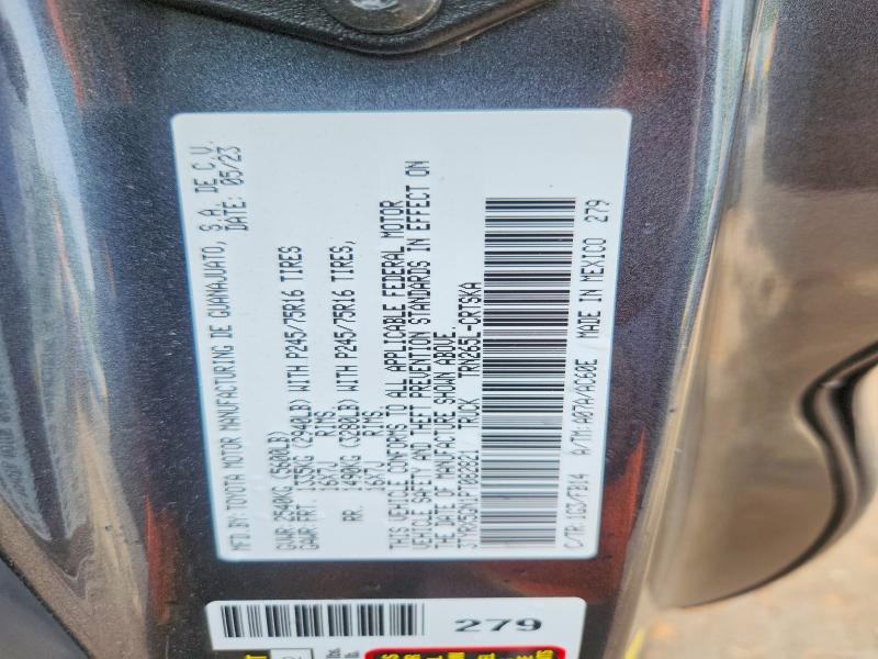 Aukcja sprzedaży 2023 Toyota Tacoma, vin: 3TYRX5GN1PT082821, numer aukcji: 55316286