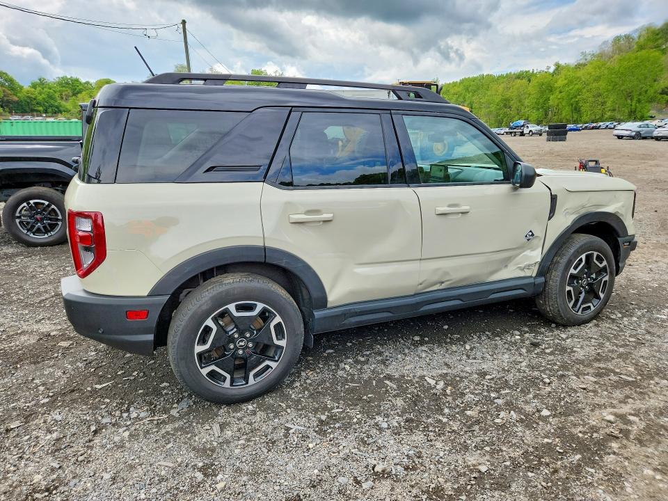 Auction sale of the 2024 Ford Bronco Sport, vin: 3FMCR9C67RRF62607, lot number: 53876246