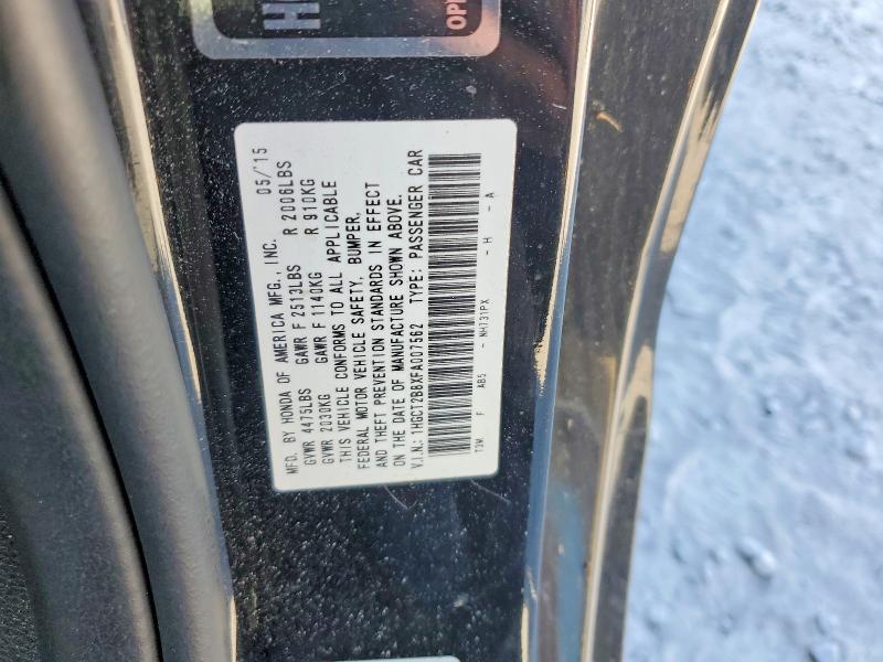 2015 Honda Accord მანქანა იყიდება აუქციონზე, vin: 1HGCT2B8XFA007562, აუქციონის ნომერი: 52948966