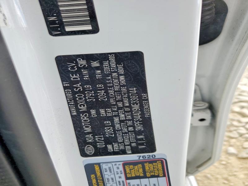2021 Kia Forte მანქანა იყიდება აუქციონზე, vin: 3KPF34AD9ME330744, აუქციონის ნომერი: 55132796