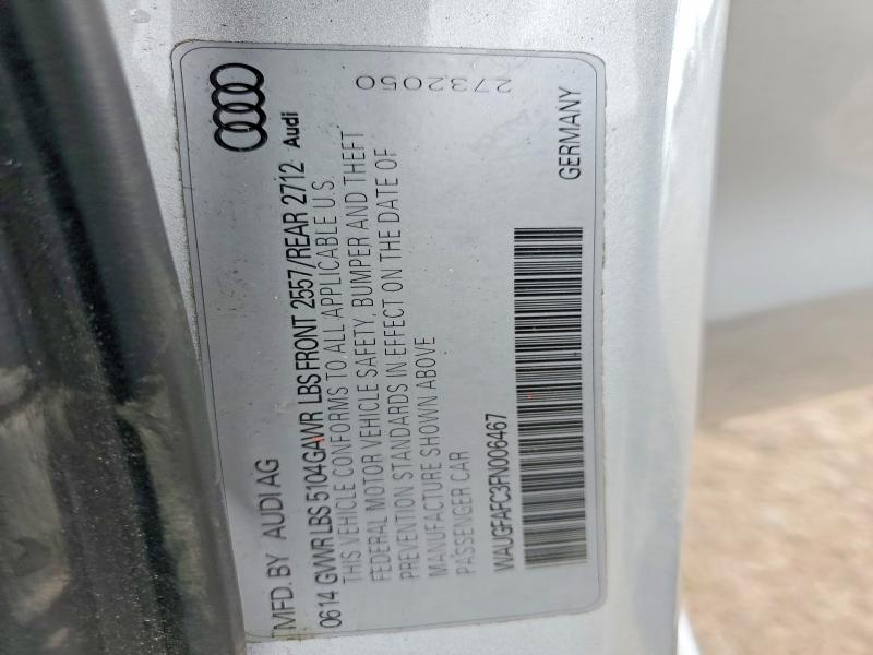 Продажа на аукционе авто 2015 Audi A6, vin: WAUGFAFC3FN006467, номер лота: 53801176