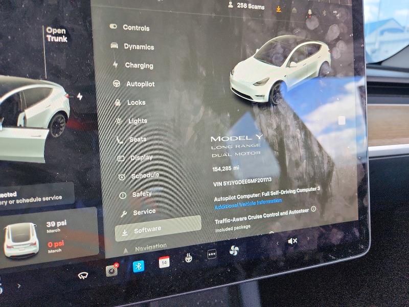 Продаж на аукціоні авто 2021 Tesla Model Y, vin: 5YJYGDEE6MF201113, номер лоту: 53210426