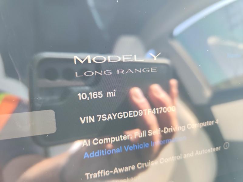 2026 Tesla Model Y მანქანა იყიდება აუქციონზე, vin: 7SAYGDED9TF417000, აუქციონის ნომერი: 53353726