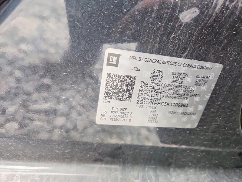 Продажа на аукционе авто 2019 Chevrolet Silverado Ld, vin: 2GCVKPEC5K1106964, номер лота: 53779196