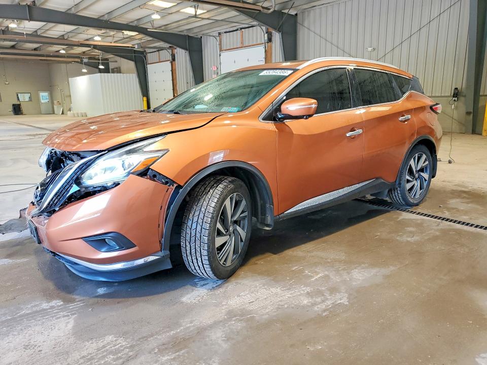 55284386 :رقم المزاد ، 5N1AZ2MH6FN251246 vin ، 2015 Nissan Murano مزاد بيع