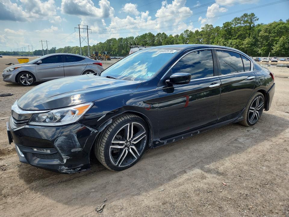 55457576 :رقم المزاد ، 1HGCR2F19HA252626 vin ، 2017 Honda Accord مزاد بيع