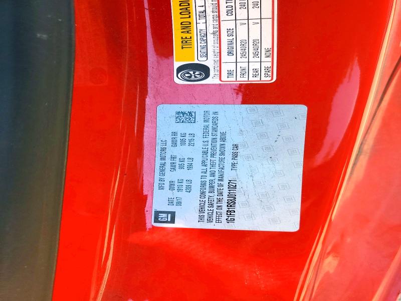53632986 :رقم المزاد ، 1G1FB1RS8J0110271 vin ، 2018 Chevrolet Camaro مزاد بيع