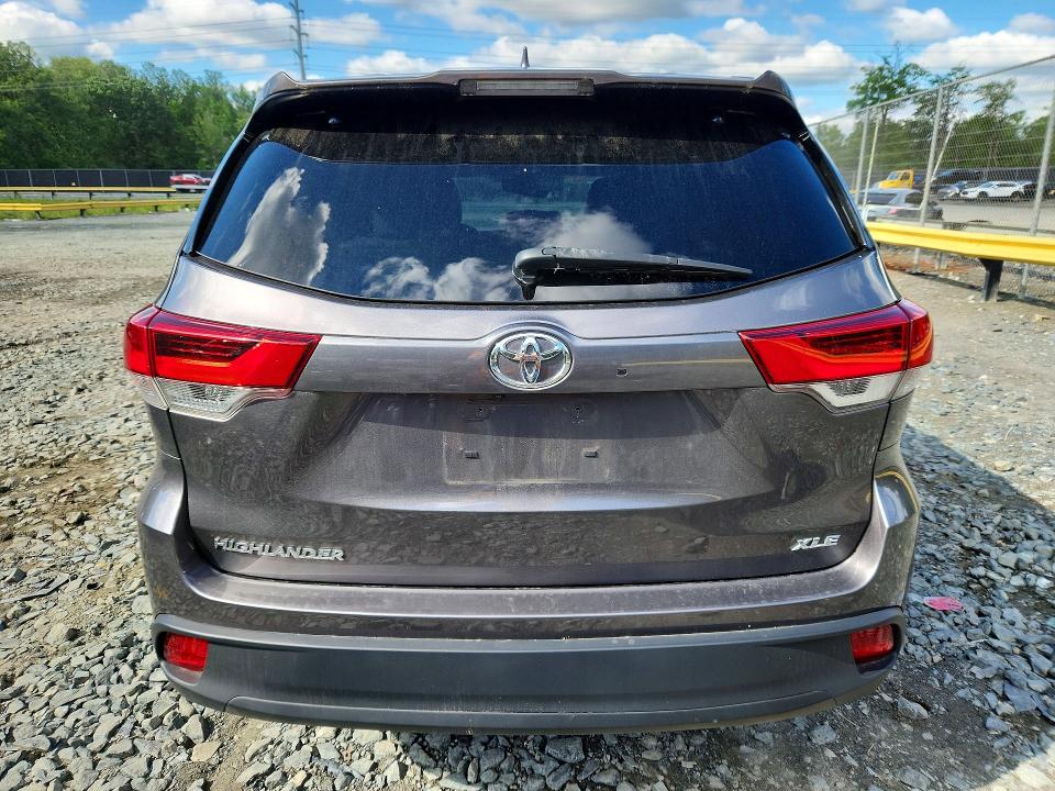 2019 Toyota Highlander მანქანა იყიდება აუქციონზე, vin: 5TDKZRFH5KS324044, აუქციონის ნომერი: 53458026