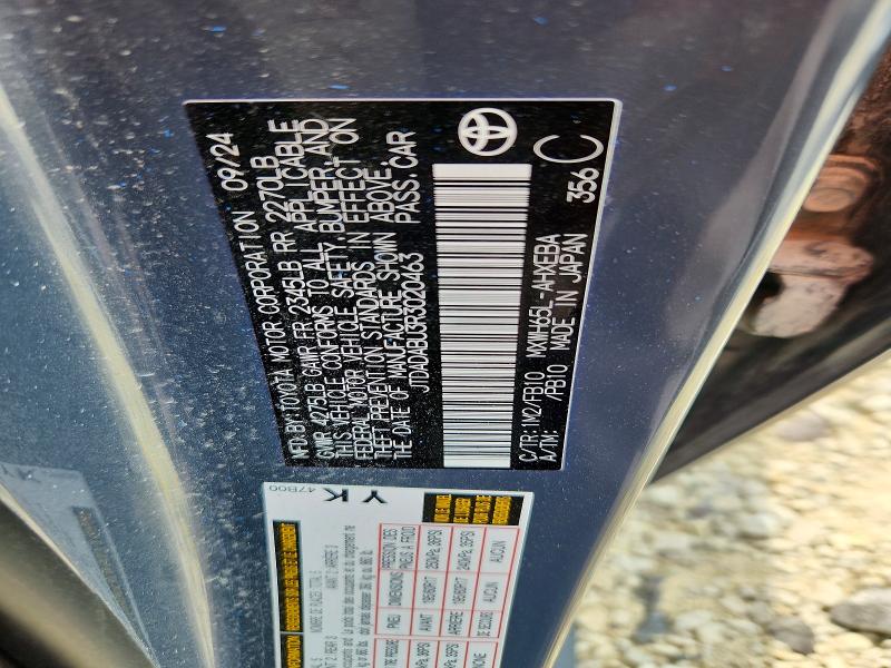 Продаж на аукціоні авто 2024 Toyota Prius, vin: JTDADABU3R3020463, номер лоту: 54096676