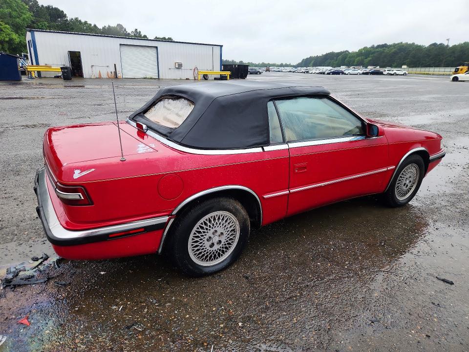 52317636 :رقم المزاد ، ZC2FP1103KB200608 vin ، 1989 Chrysler Tc مزاد بيع