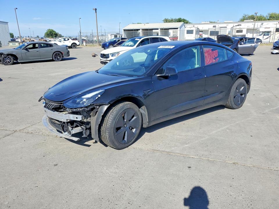 Auction sale of the 2023 Tesla Model 3, vin: 5YJ3E1EA5PF455492, lot number: 54001536