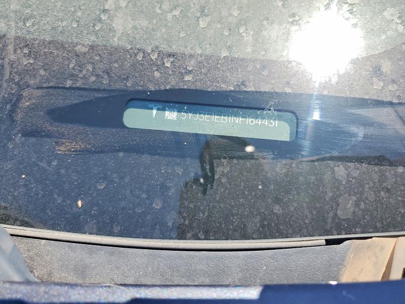 52835756 :رقم المزاد ، 5YJ3E1EB1NF164431 vin ، 2022 Tesla Model 3 مزاد بيع