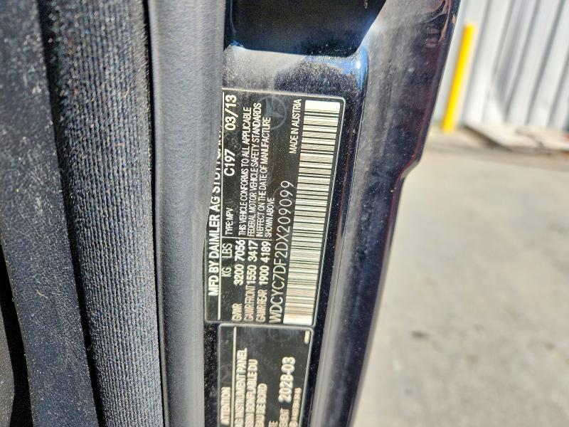 2013 Mercedes-benz G მანქანა იყიდება აუქციონზე, vin: WDCYC7DF2DX209099, აუქციონის ნომერი: 51998846