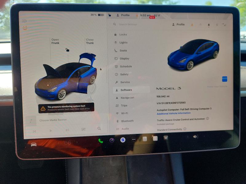 Aukcja sprzedaży 2022 Tesla Model 3, vin: 5YJ3E1EA5NF372593, numer aukcji: 53782376