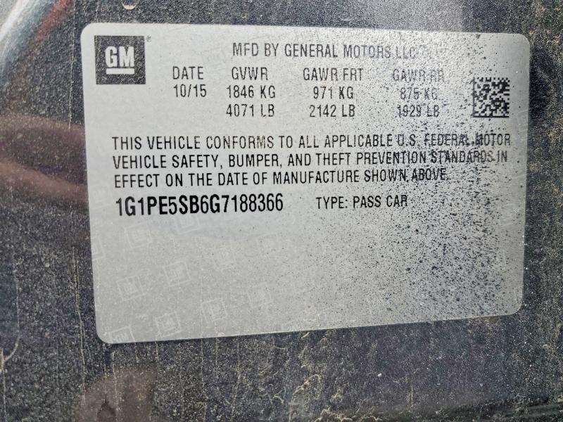 Продаж на аукціоні авто 2016 Chevrolet Cruze Limited, vin: 1G1PE5SB6G7188366, номер лоту: 53393856