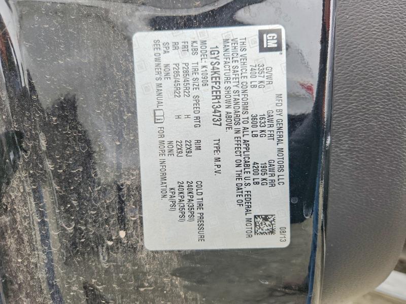 Продажа на аукционе авто 2014 Cadillac Escalade, vin: 1GYS4KEF2ER134737, номер лота: 51821546