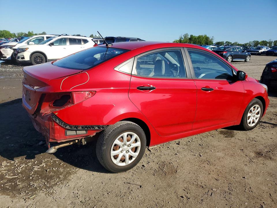 53288156 :رقم المزاد ، KMHCT4AE1CU041395 vin ، 2012 Hyundai Accent مزاد بيع