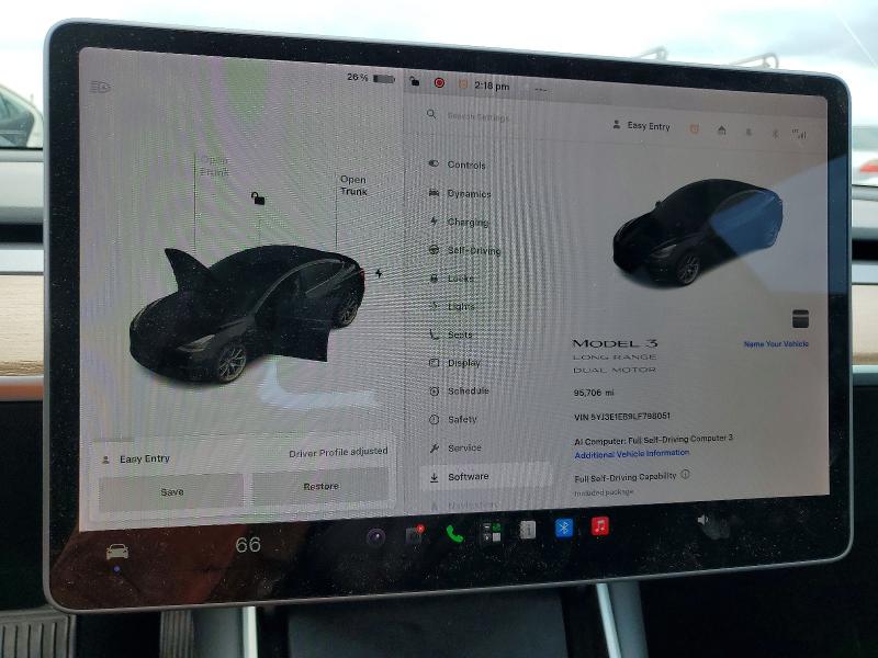 Aukcja sprzedaży 2020 Tesla Model 3, vin: 5YJ3E1EB9LF798051, numer aukcji: 55605066