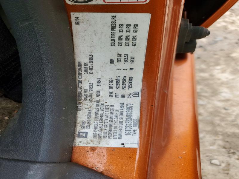 Aukcja sprzedaży 2004 Gmc Canyon, vin: 1GTCS138348139979, numer aukcji: 55133866