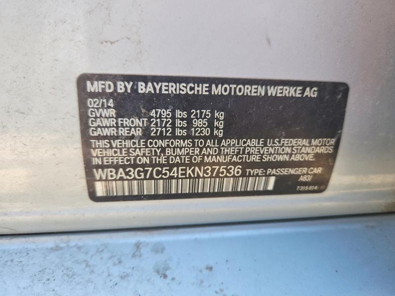Продаж на аукціоні авто 2014 Bmw 328, vin: WBA3G7C54EKN37536, номер лоту: 51630356