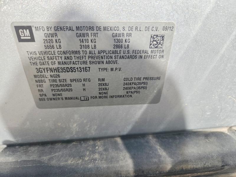 Продажа на аукционе авто 2013 Cadillac Srx, vin: 3GYFNHE35DS513167, номер лота: 53773286