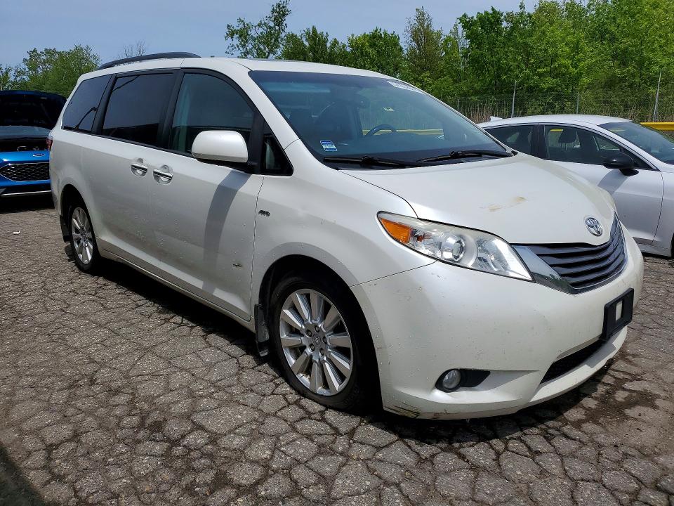 Продаж на аукціоні авто 2017 Toyota Sienna, vin: 5TDDZ3DC2HS161164, номер лоту: 54152676