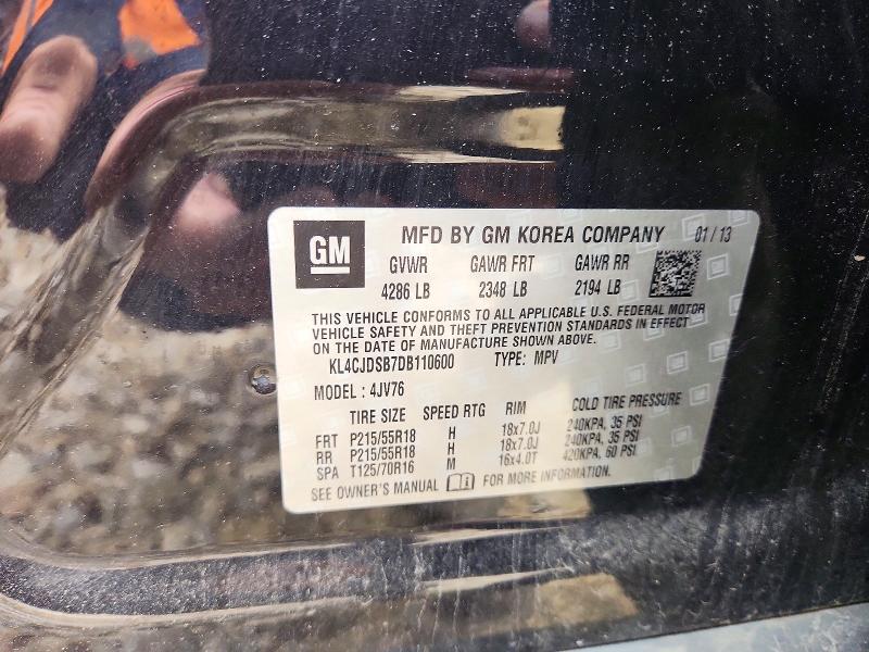 Продаж на аукціоні авто 2013 Buick Encore, vin: KL4CJDSB7DB110600, номер лоту: 52658816
