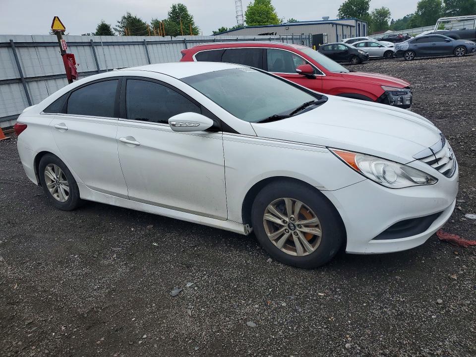 2014 Hyundai Sonata მანქანა იყიდება აუქციონზე, vin: 5NPEB4AC7EH881225, აუქციონის ნომერი: 54500286