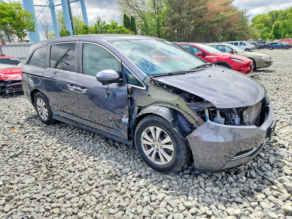 2017 Honda Odyssey მანქანა იყიდება აუქციონზე, vin: 5FNRL5H62HB014676, აუქციონის ნომერი: 53731746