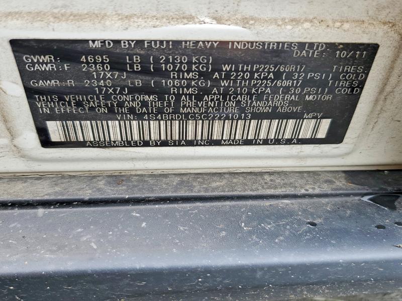 54646486 :رقم المزاد ، 4S4BRDLC5C2221013 vin ، 2026 Subaru Outback مزاد بيع
