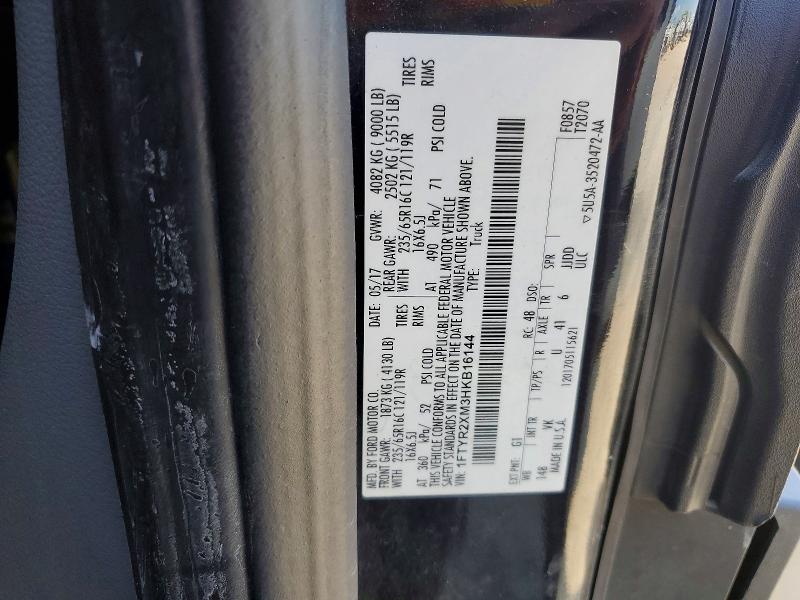 Auction sale of the 2017 Ford Transit, vin: 1FTYR2XM3HKB16144, lot number: 52881996