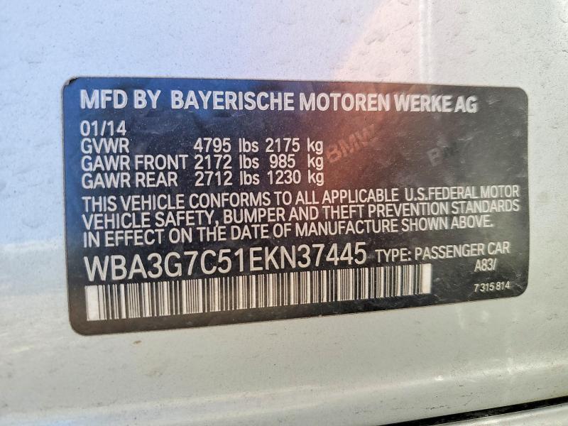 Продаж на аукціоні авто 2014 Bmw 328, vin: WBA3G7C51EKN37445, номер лоту: 52731226