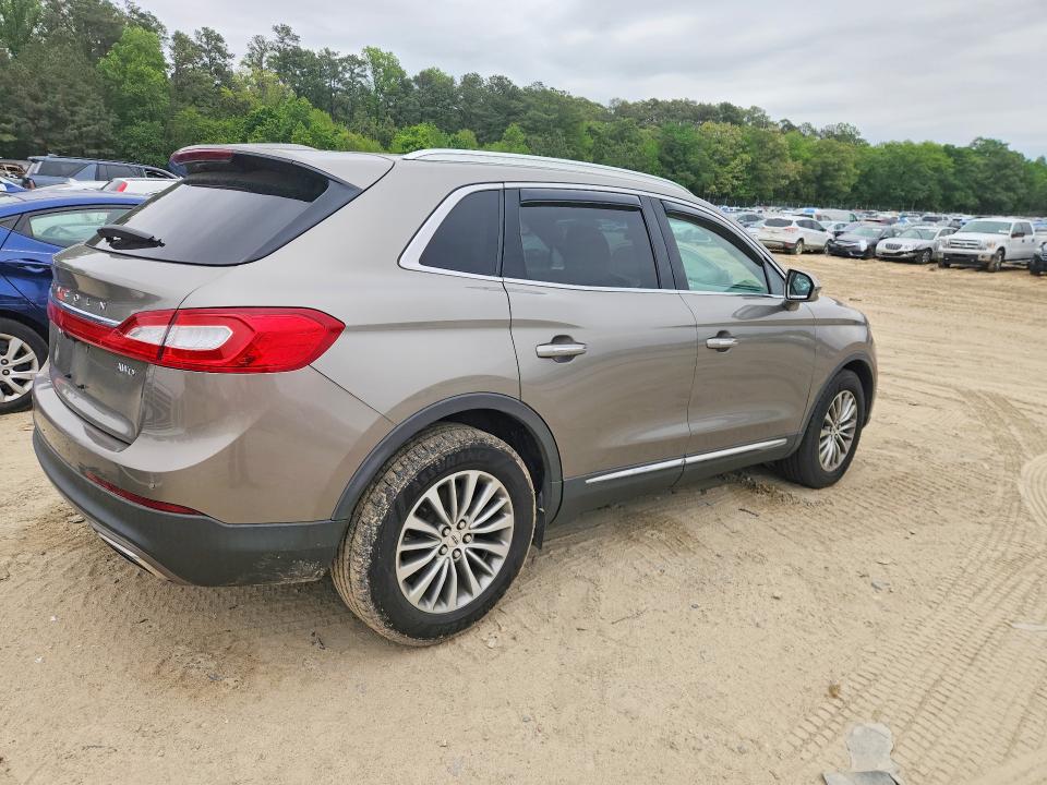 52766896 :رقم المزاد ، 2LMTJ8KR9GBL72613 vin ، 2016 Lincoln Mkx مزاد بيع