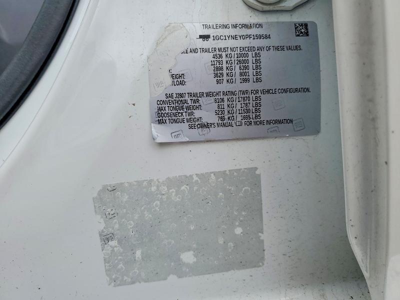 Aukcja sprzedaży 2023 Chevrolet Silverado, vin: 1GC1YNEY0PF159584, numer aukcji: 53000276
