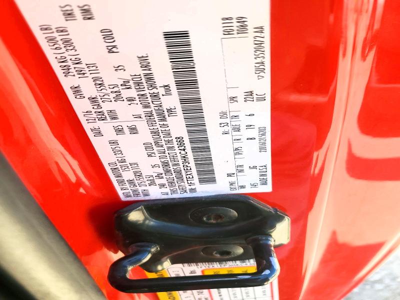 Продаж на аукціоні авто 2017 Ford F150, vin: 1FTEX1EP3HKC43668, номер лоту: 54267626