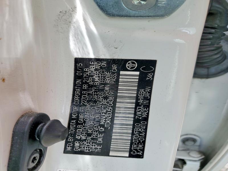 Продаж на аукціоні авто 2015 Toyota Prius, vin: JTDKN3DU5F0438191, номер лоту: 55172196