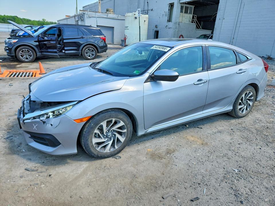2018 Honda Civic მანქანა იყიდება აუქციონზე, vin: 2HGFC2F76JH520834, აუქციონის ნომერი: 54090966