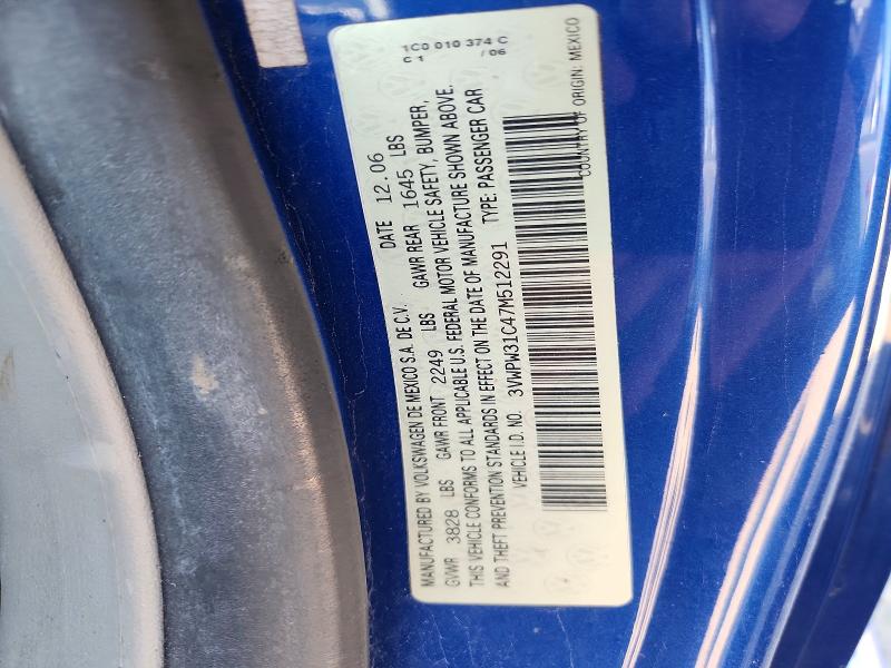 Продажа на аукционе авто 2007 Volkswagen New Beetle, vin: 3VWPW31C47M512291, номер лота: 55402286