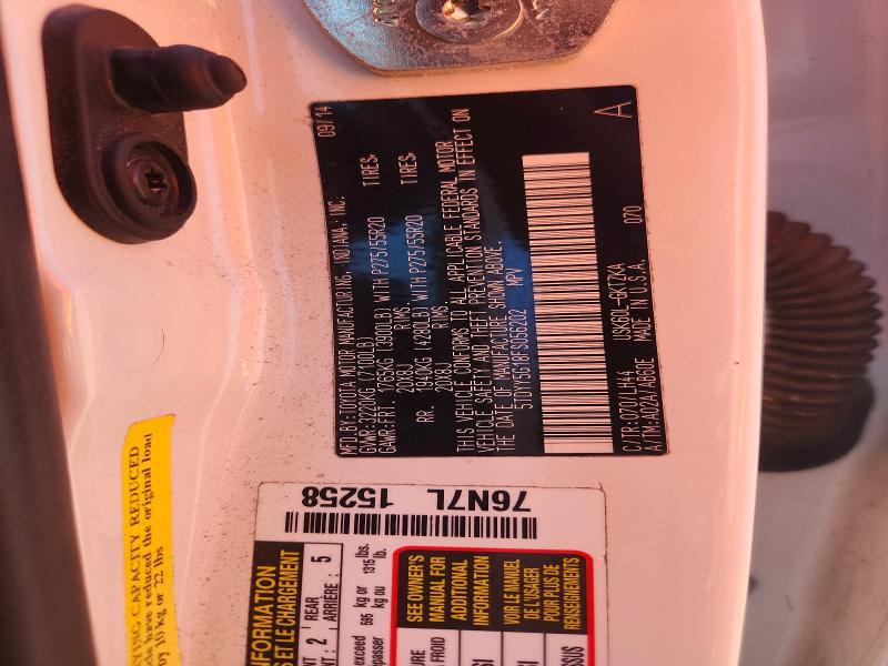 2015 Toyota Sequoia მანქანა იყიდება აუქციონზე, vin: 5TDYY5G18FS056202, აუქციონის ნომერი: 53761126