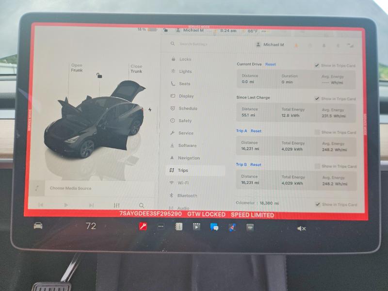 2025 Tesla Model Y მანქანა იყიდება აუქციონზე, vin: 7SAYGDEE3SF295290, აუქციონის ნომერი: 54603646