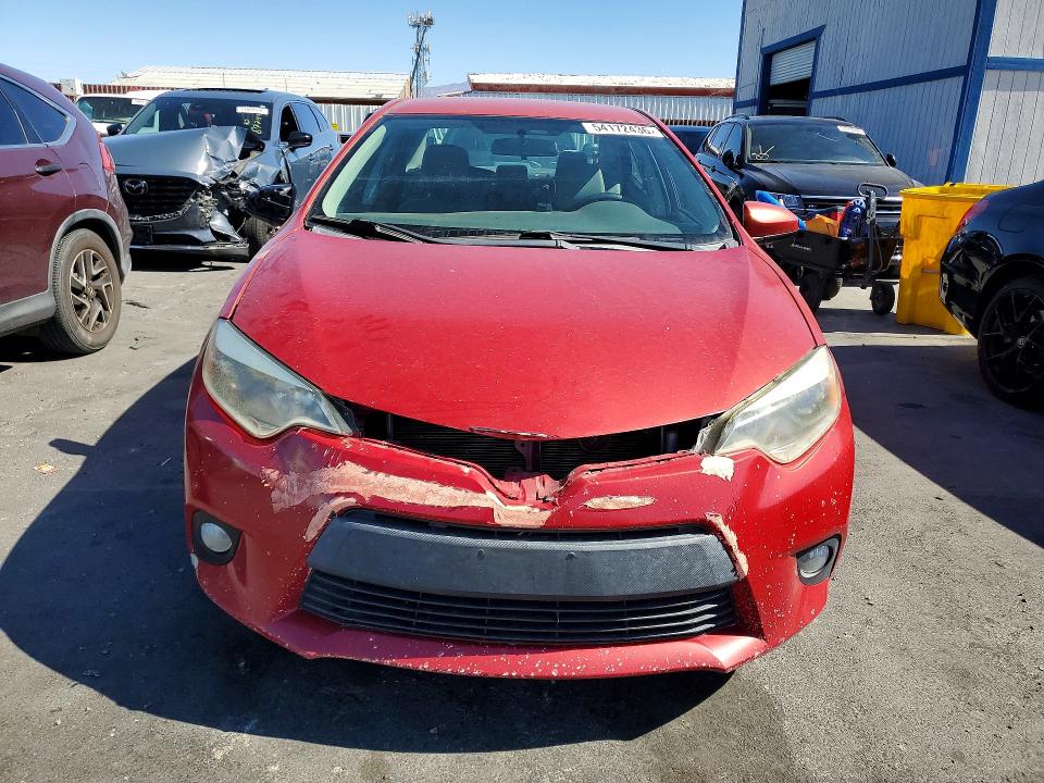 Auction sale of the 2014 Toyota Corolla, vin: 5YFBURHE8EP122491, lot number: 54172436