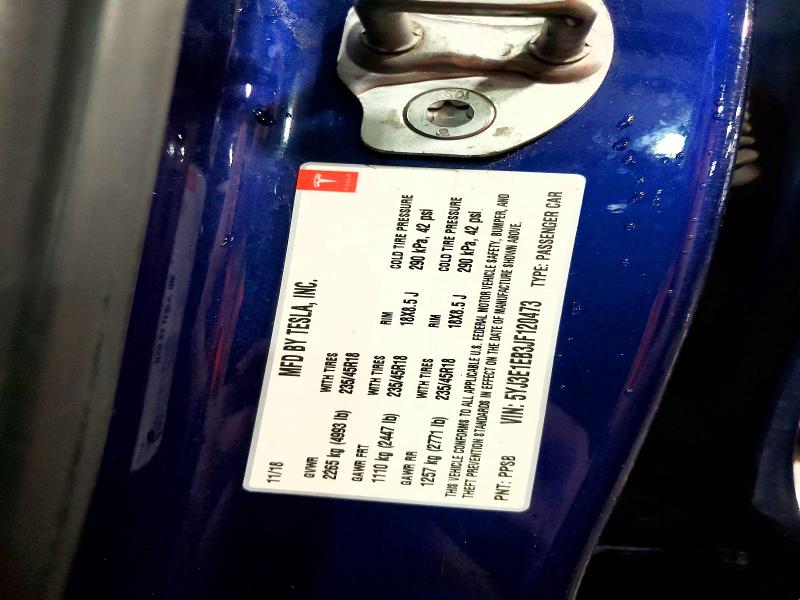 Aukcja sprzedaży 2018 Tesla Model 3, vin: 5YJ3E1EB3JF120473, numer aukcji: 55026646