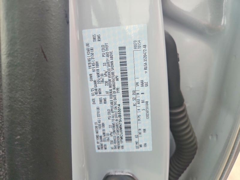 54806056 :رقم المزاد ، 1FMCU0MN7SUB55014 vin ، 2025 Ford Escape مزاد بيع