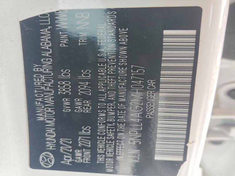 Продажа на аукционе авто 2021 Hyundai Elantra, vin: 5NPLL4AG2MH047157, номер лота: 51719726