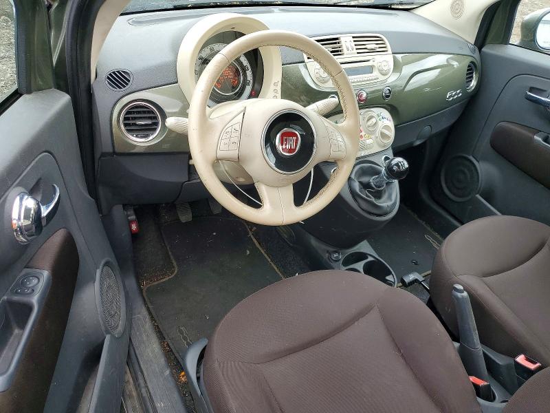 53768336 :رقم المزاد ، 3C3CFFAR0CT352020 vin ، 2012 Fiat 500 مزاد بيع