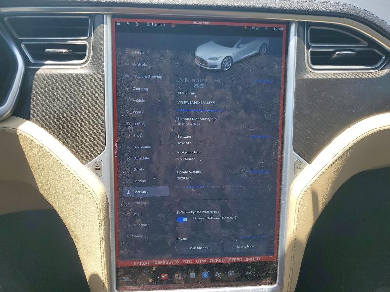 Продажа на аукционе авто 2014 Tesla Model S, vin: 5YJSA1H1XEFP35778, номер лота: 53554596