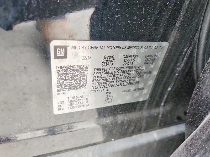 Продажа на аукционе авто 2019 Gmc Terrain, vin: 3GKALVEV4KL249098, номер лота: 52240536