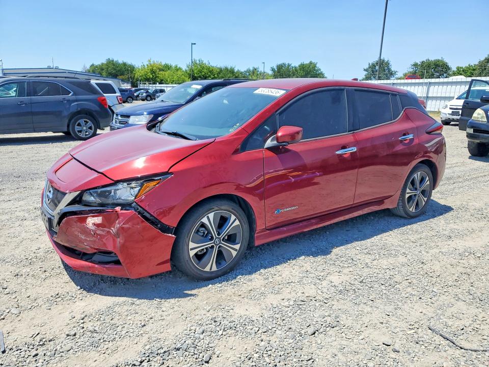 53285436 :رقم المزاد ، 1N4AZ1CP1JC308437 vin ، 2018 Nissan Leaf مزاد بيع