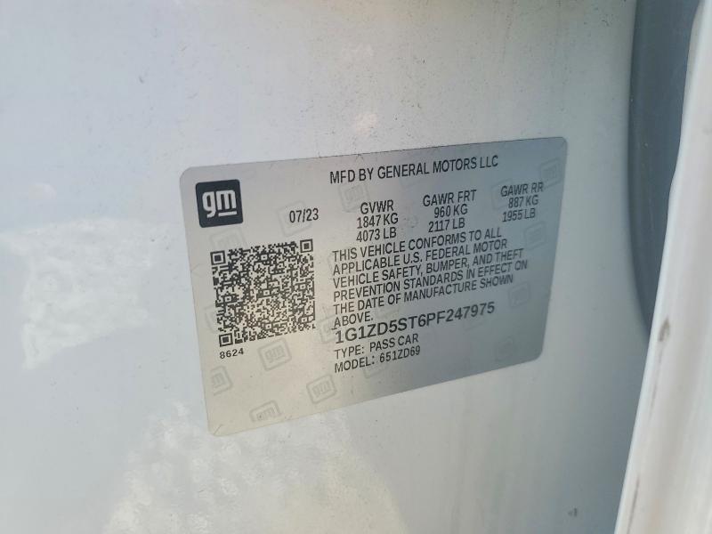 Продаж на аукціоні авто 2023 Chevrolet Malibu, vin: 1G1ZD5ST6PF247975, номер лоту: 54993826