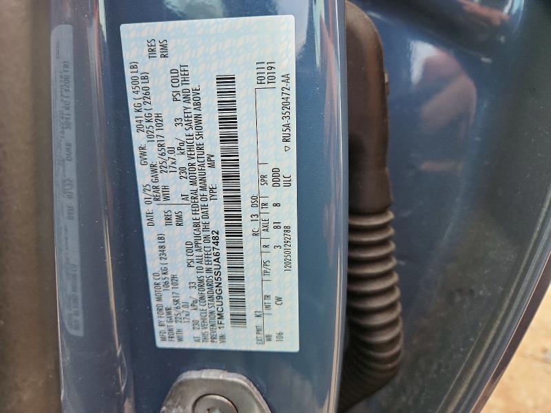 Aukcja sprzedaży 2025 Ford Escape, vin: 1FMCU9GN5SUA67482, numer aukcji: 52657596